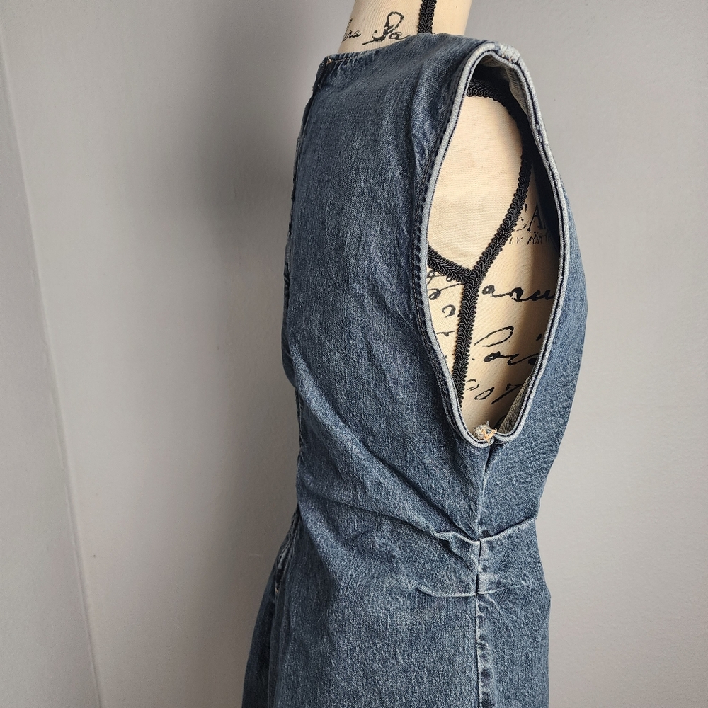 Zara Denim Dresz, Large - Picture 5 of 14
